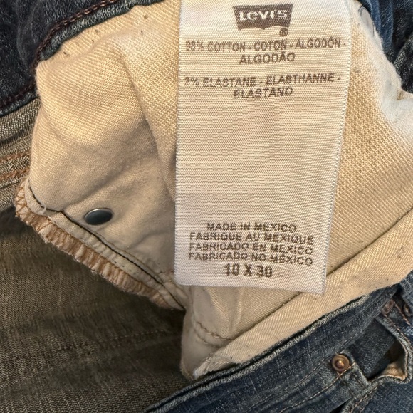 Women's Dark Blue Bootcut Levis Jeans - Picture 4 of 4